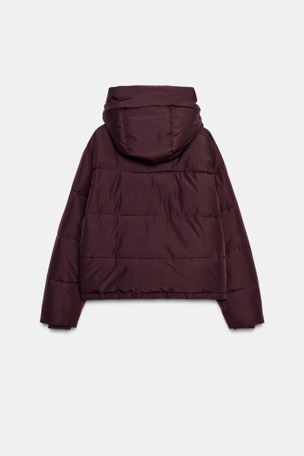 SHORT WATER-REPELLENT WINDPROOF HOODED ANORAK - Zara фото 7