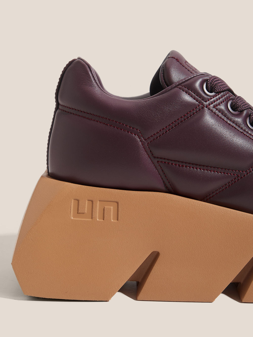 Женские полуботинки UNITED NUDE Bull Puffy Sneaker Артикул 4636558, темно-бордовый