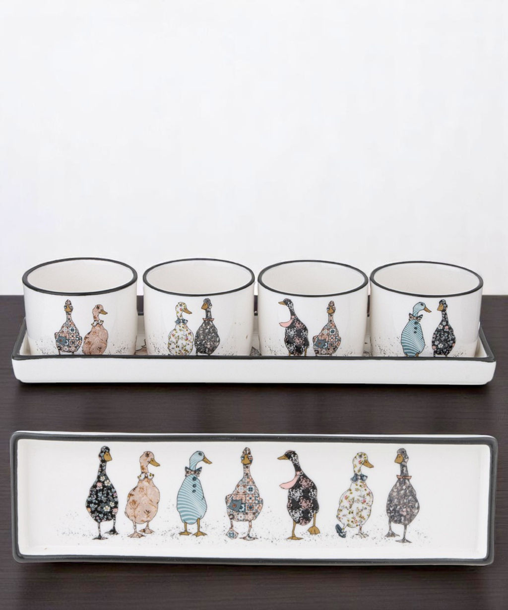 НАБОР СОУСНИКОВ НА ПОДСТАВКЕ LEFARD FAMILY FARM 5 ПР. 25 * 7 * 5 СМ  фото 11