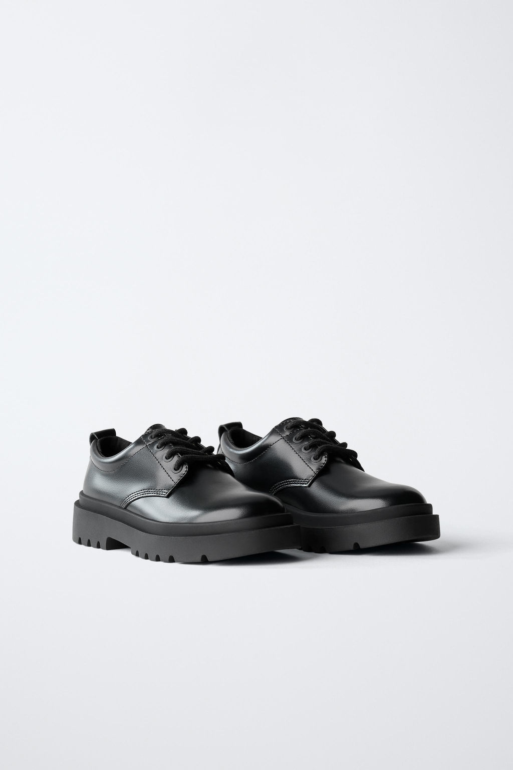TRACK SOLE DERBY SHOES - Zara фото 3