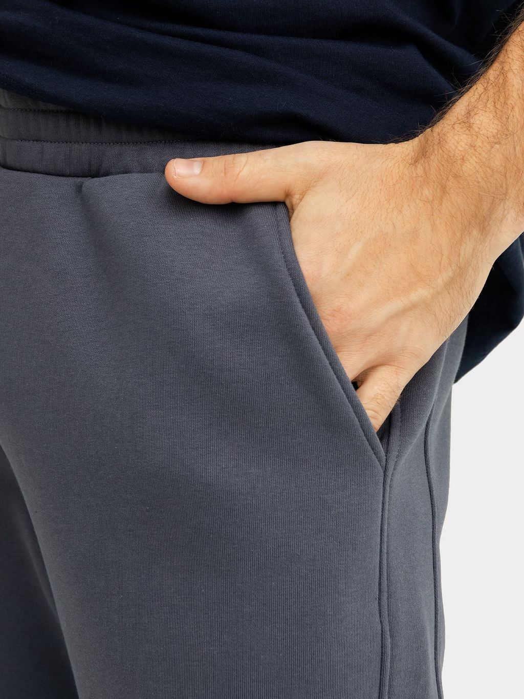 Брюки мужские в сером цвете железо 181240