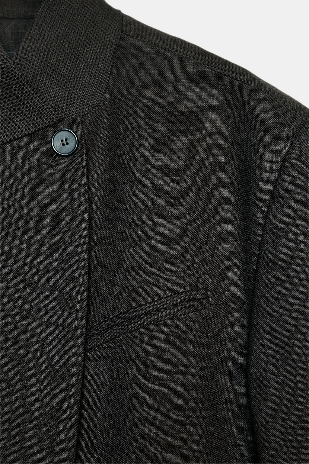 WOOL TWILL COAT ZW COLLECTION LIMITED EDITION - Zara фото 3