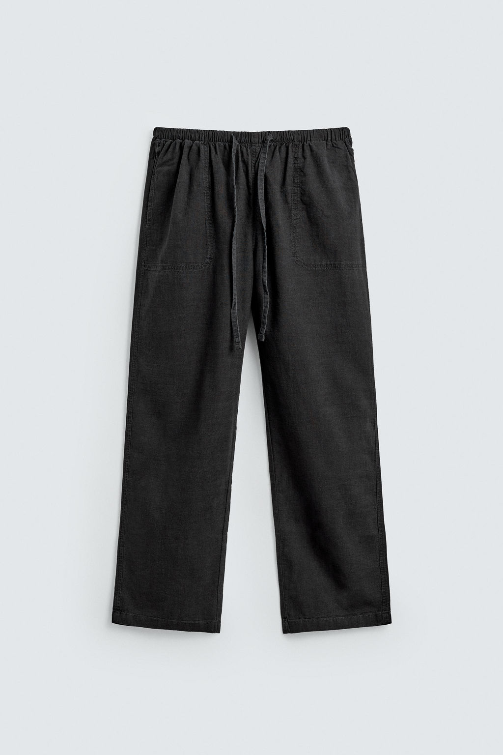 PANTAL?N CINTURA JOGGER RELAXED FIT / Negro