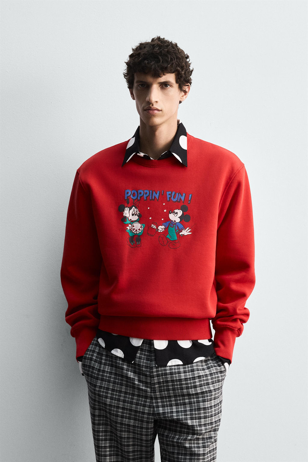 MINNIE + MICKEY SWEATSHIRT HARRY LAMBERT FOR ZARA X DISNEY  фото 2