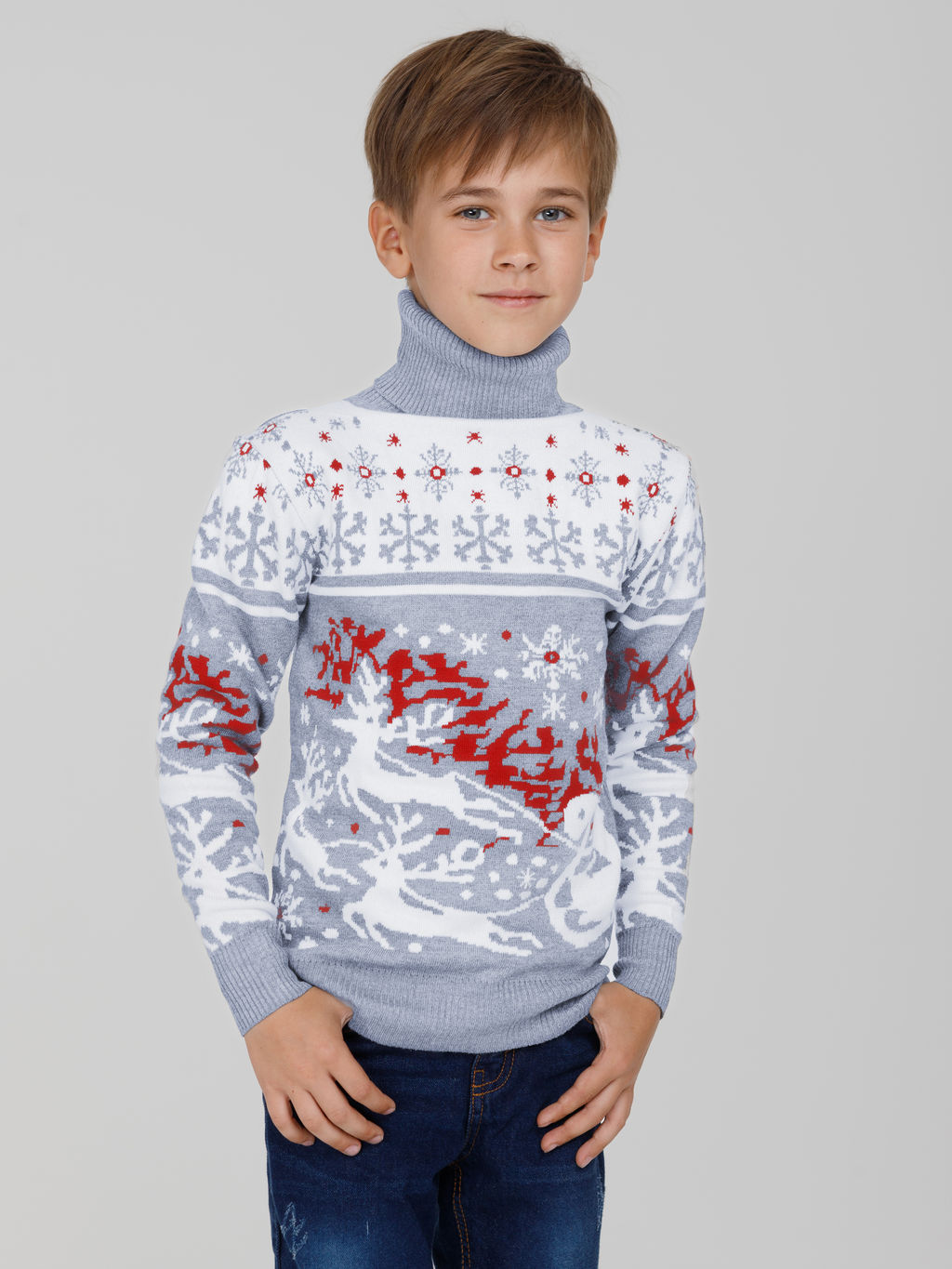 Свитер для девочек - Синий мир фото 4