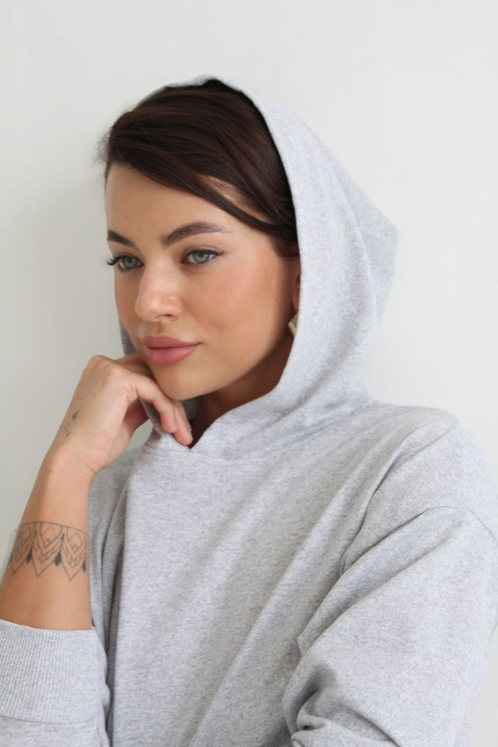 Martichelli Худи серое фото 2