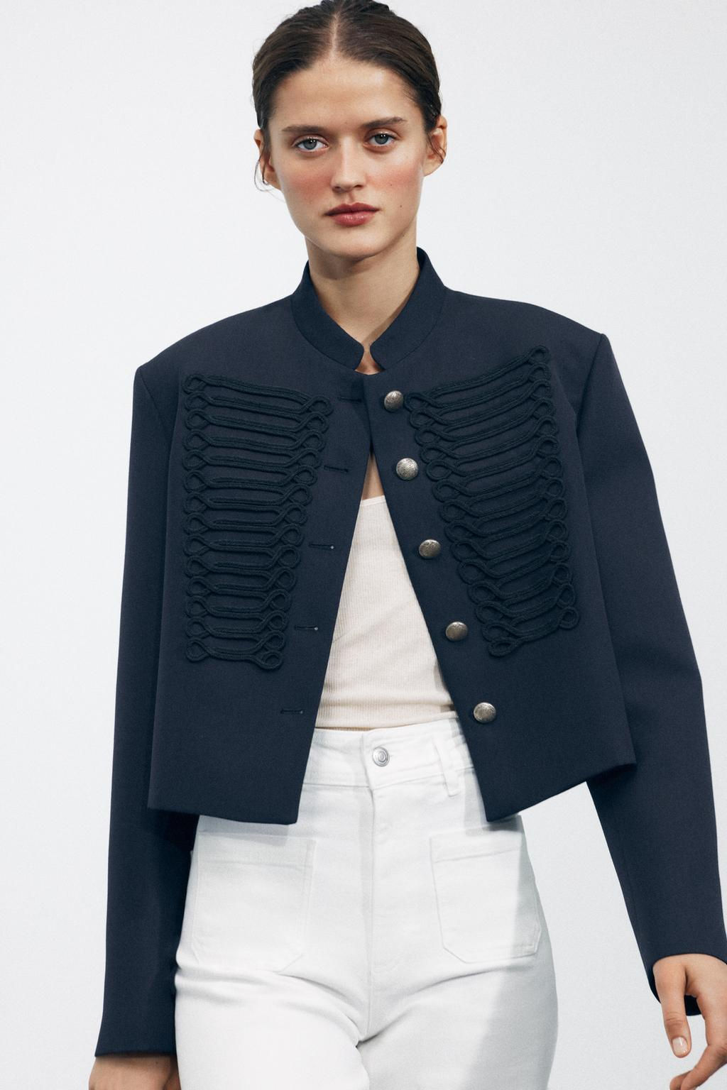 ZW COLLECTION WIDE-LEG HIGH-WAIST JEANS - Zara фото 9