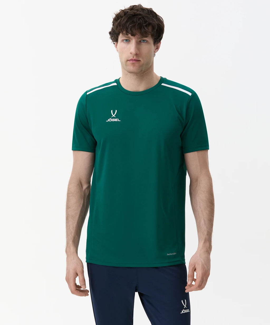 Футболка тренировочная JOGEL DIVISION Training Tee, темно-зеленый  фото 6