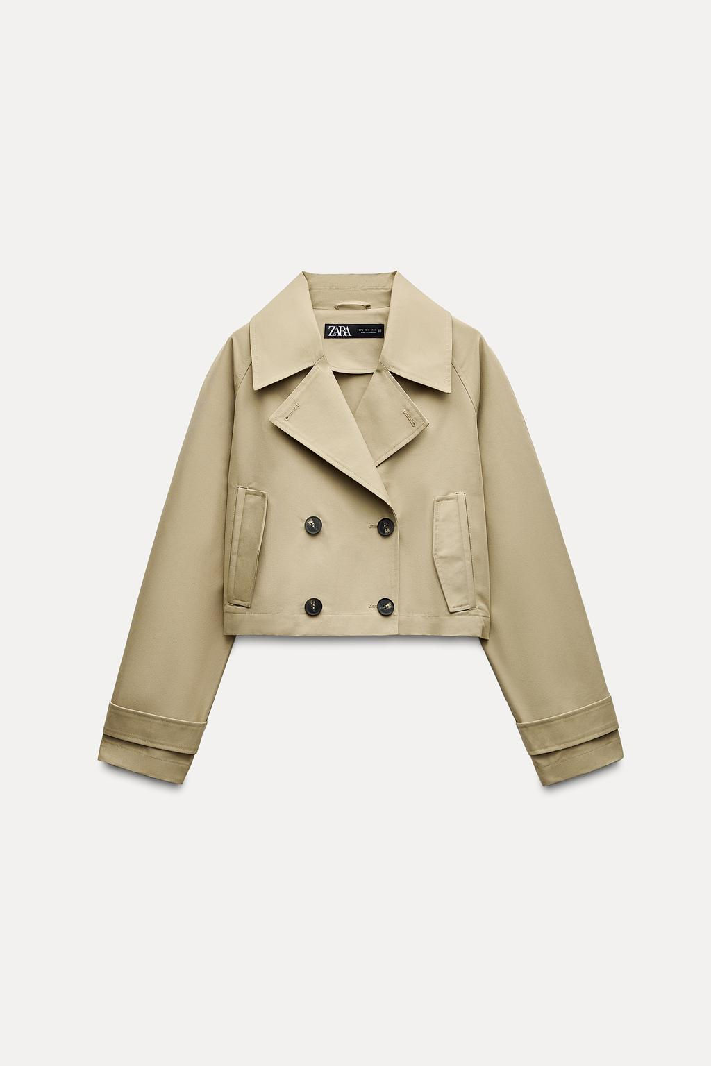 SHORT TRENCH-STYLE JACKET - Zara фото 17