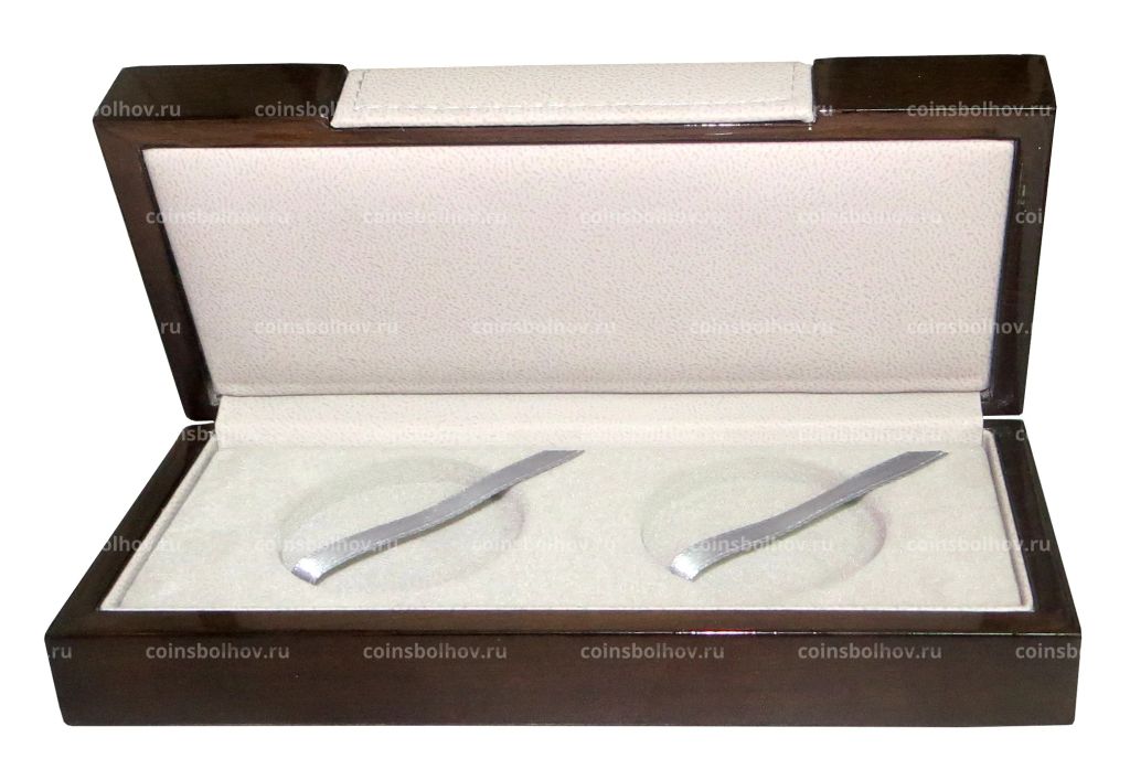 Подарочная коробка для 2 монет диаметром до 41 мм