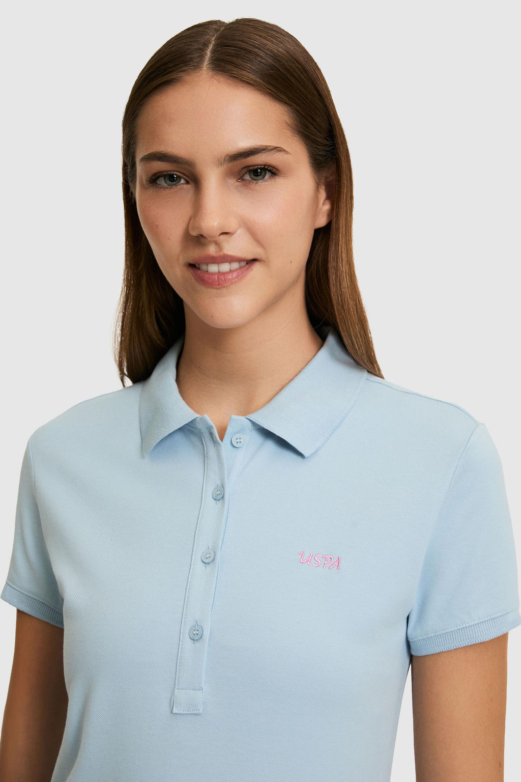 Kad_n A__k Mavi Polo Yaka Basic Ti__rt - U.s. polo assn фото 2