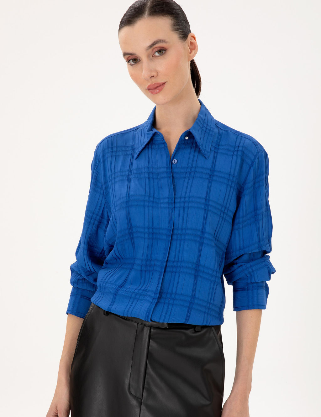 Saks Comfort Fit Uzun Kollu G_mlek