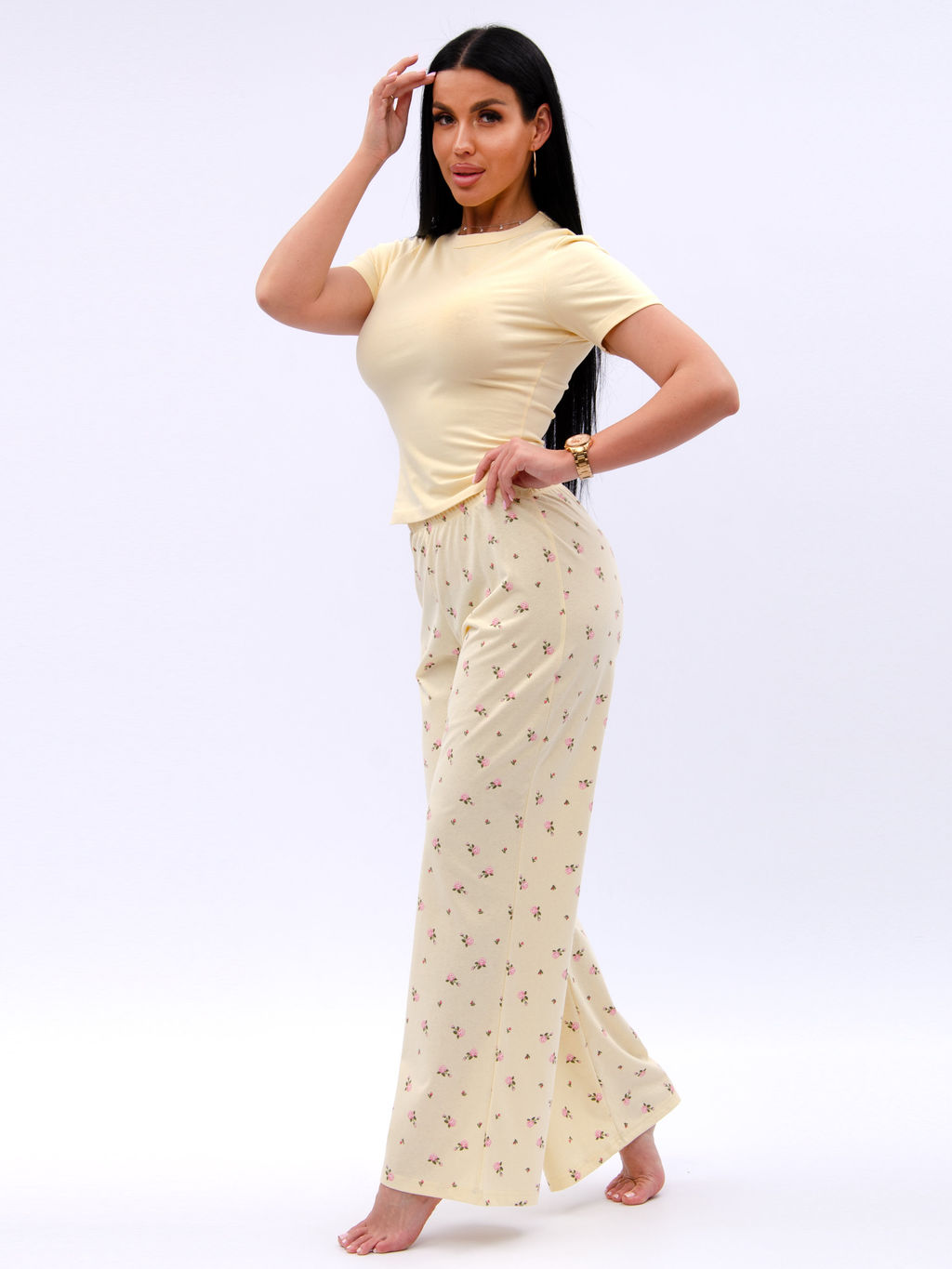 Пижама Брунелла, трикотаж - Малина фото 19