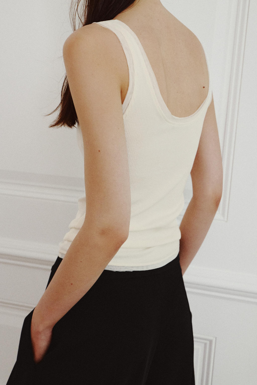 CAMISETA COMBINADA TIRANTES / Crudo - Zara фото 3