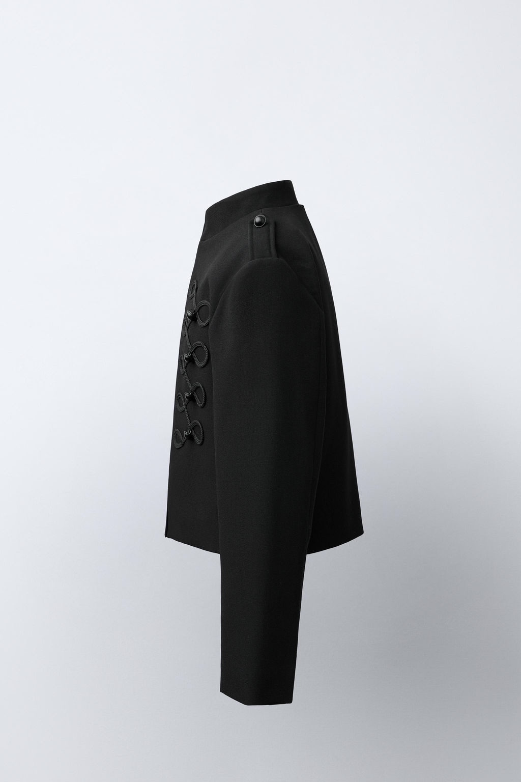 CHAQUETA ENTALLADA BOTONES / Negro - Zara фото 5