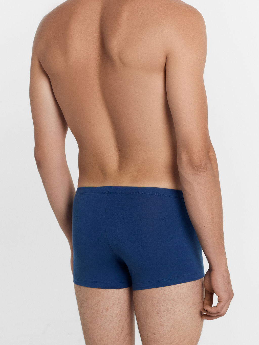 Трусы мужские боксеры мультипак (2 шт.) в сине-сером и пыльно-голубом цвете сине -серый +пыльно -голубой 411122-2 - Mark formelle фото 4