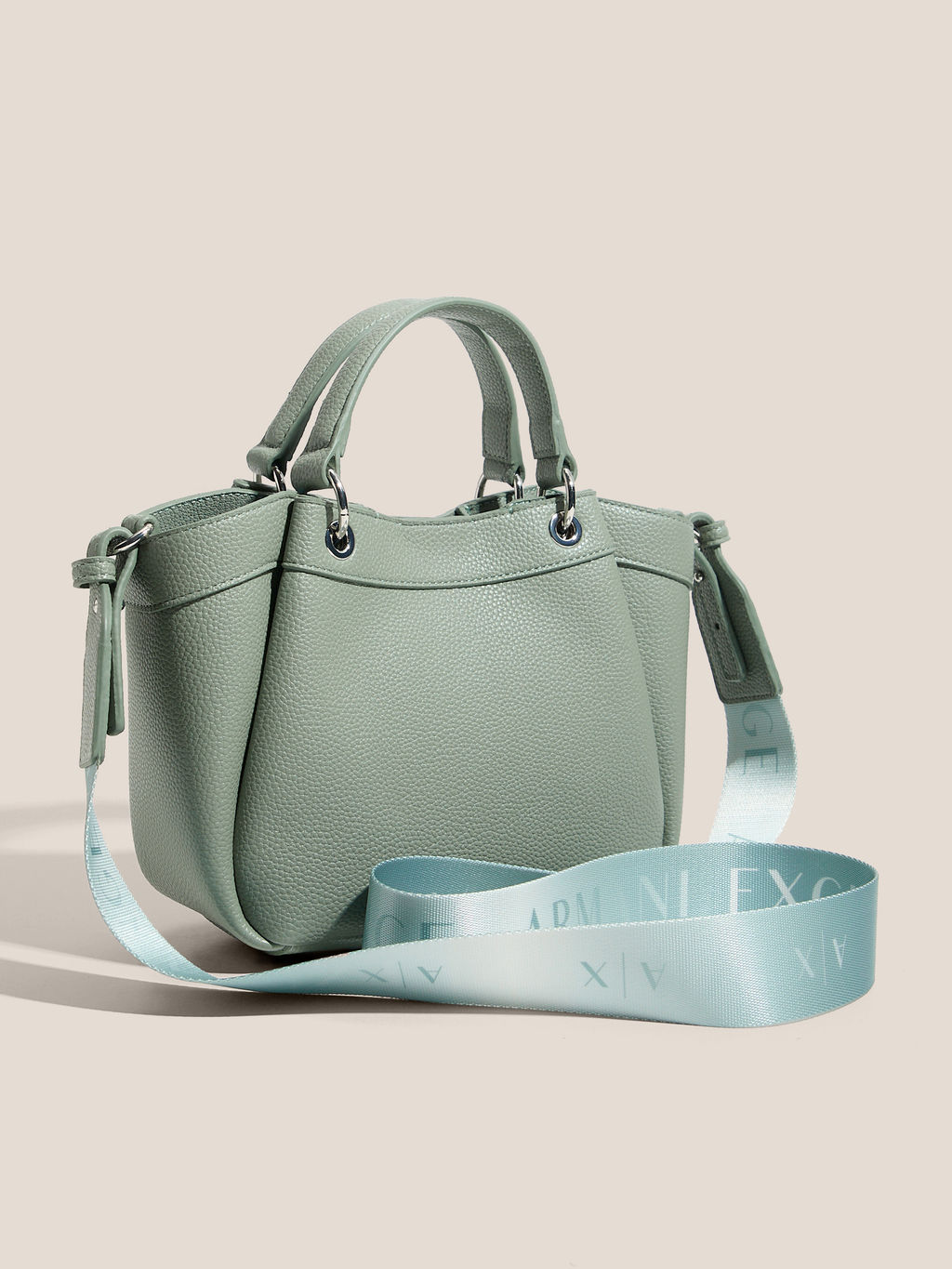 Женский тоут ARMANI EXCHANGE WAVE Артикул 4361631, фисташковый  фото 3