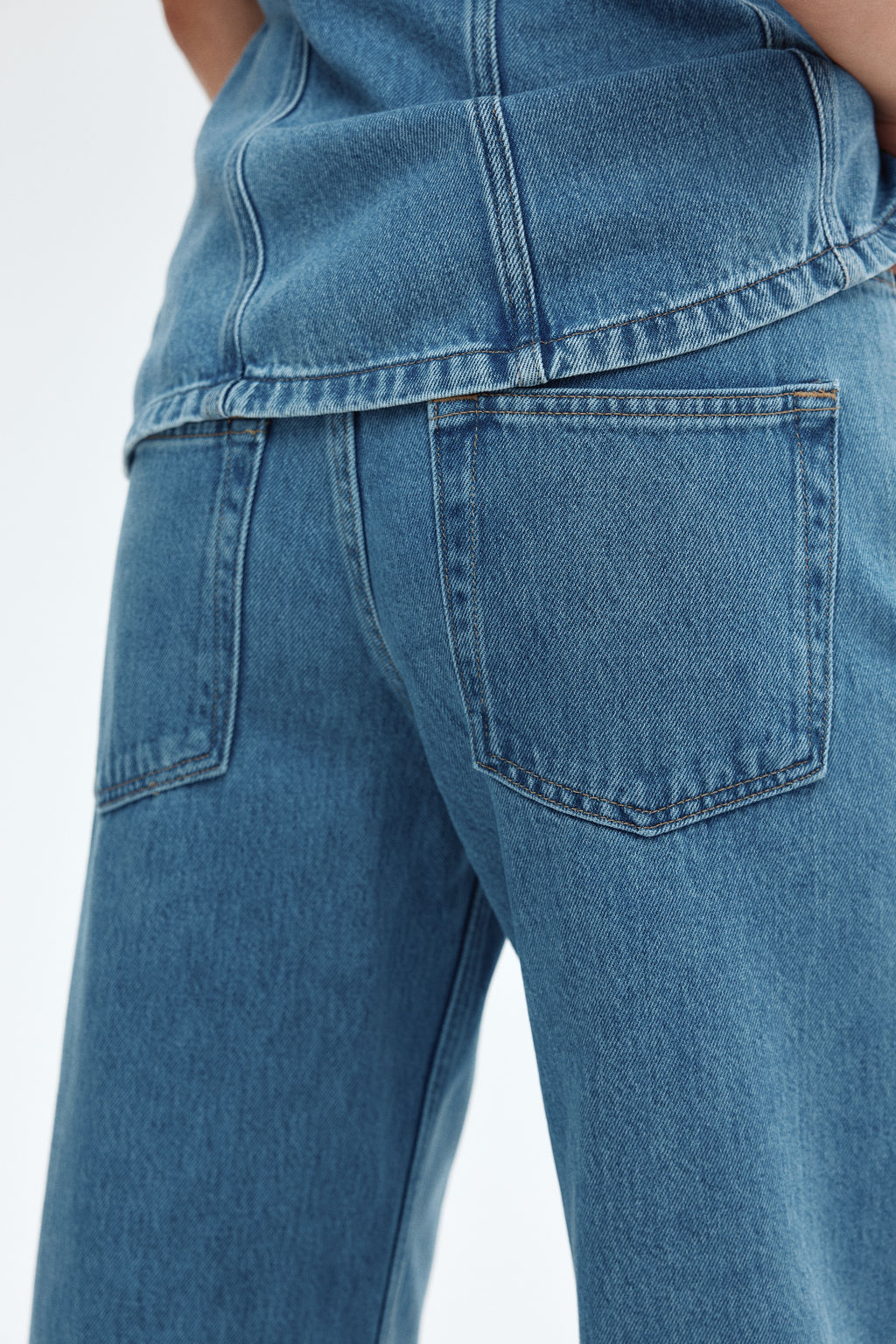 Feather Soft Wide Regular Jeans - H&m фото 8