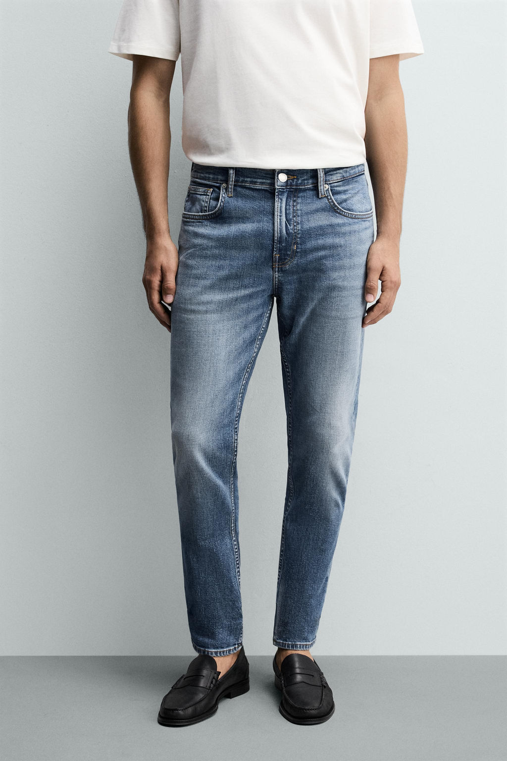 JEANS SLIM FIT B?SICO / Azul - Zara фото 2