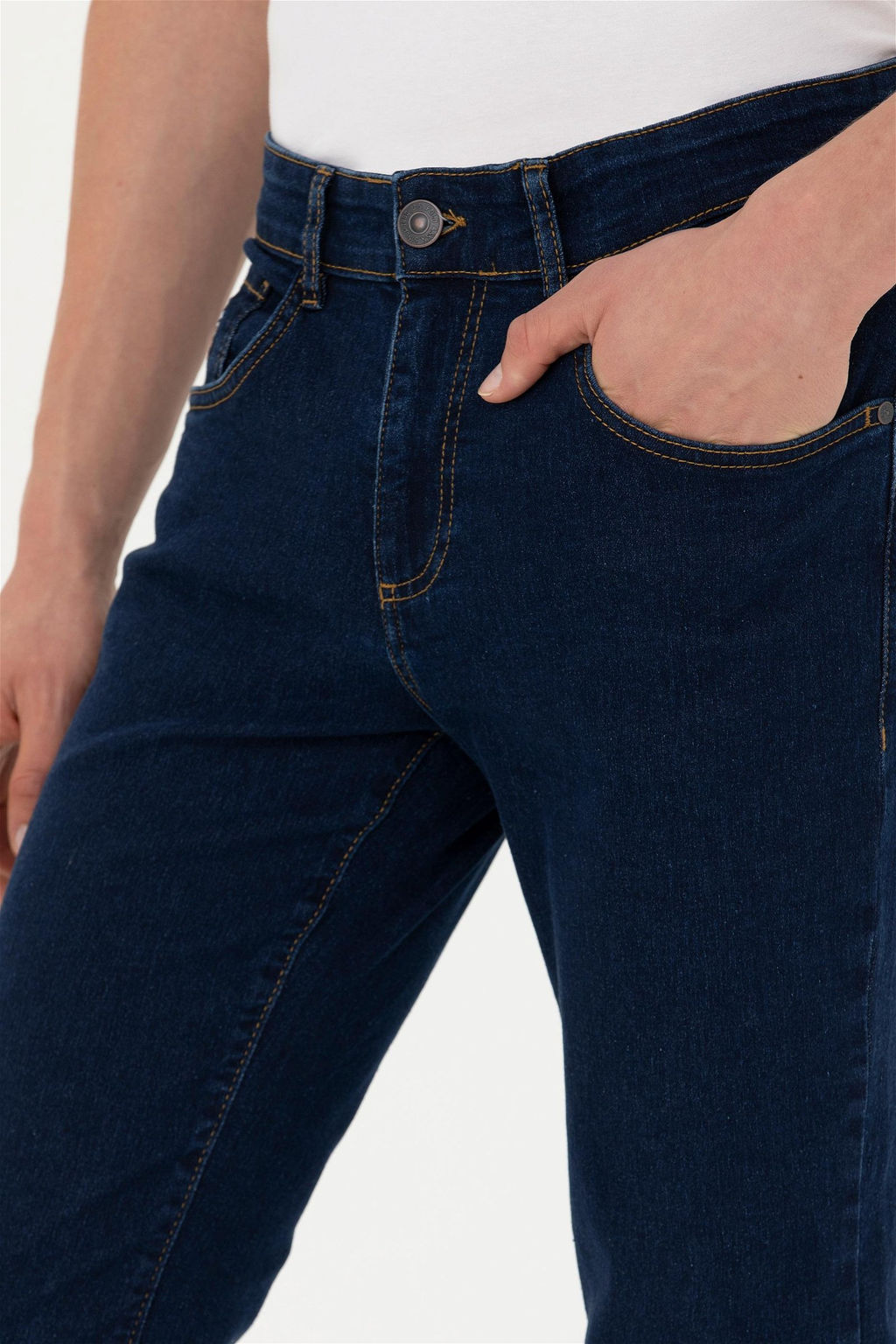 Мужские темно-синие джинсовые брюки - U.s. polo assn фото 12