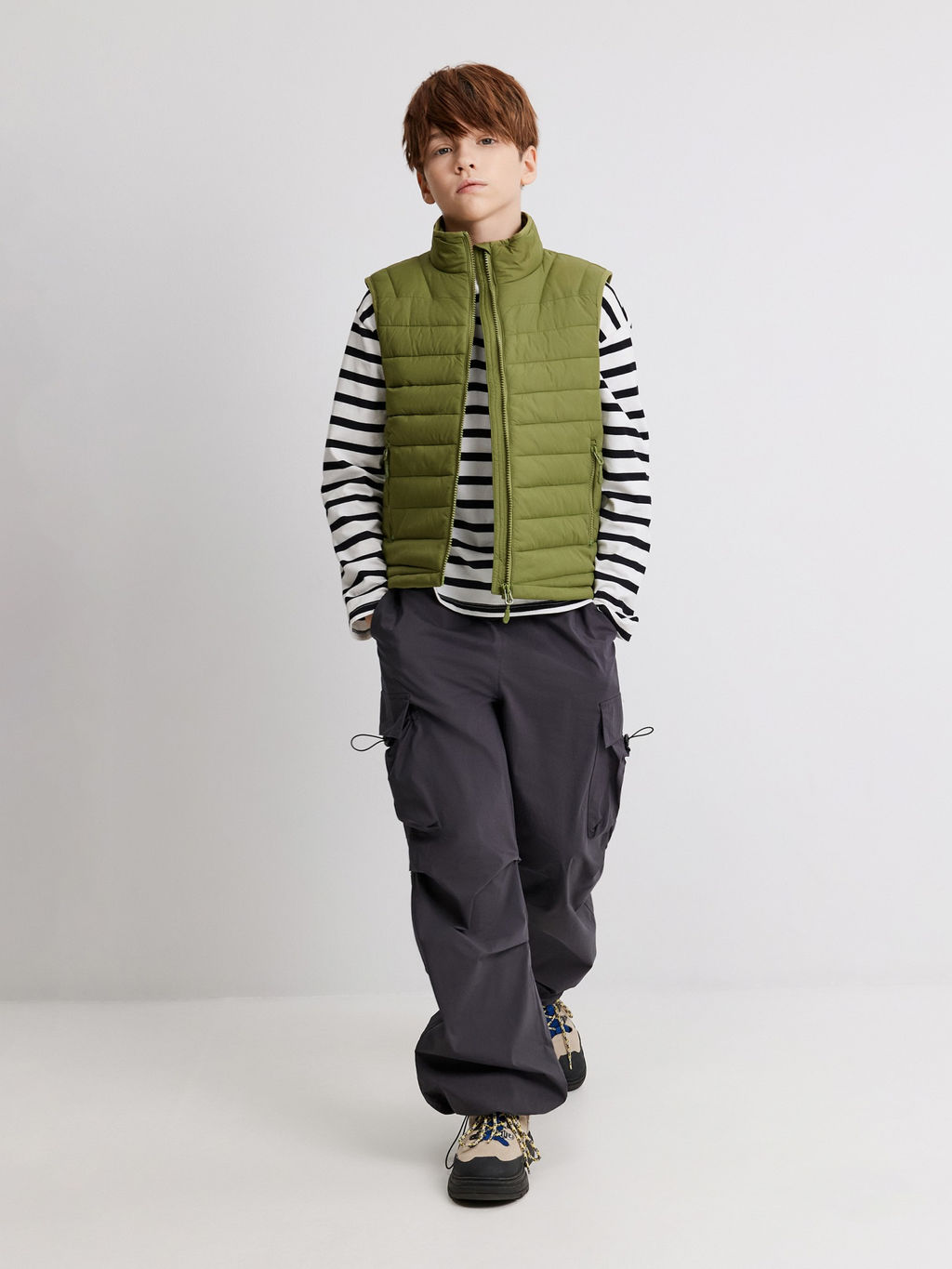 ACOOLA / Жилет (утепленный) детский для мальчиков Napus хаки