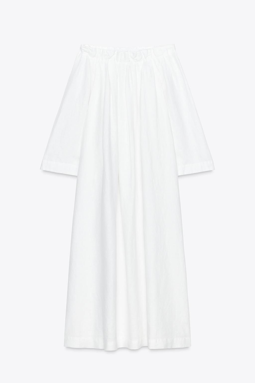100% LINEN DRESS ZW COLLECTION - Zara фото 5