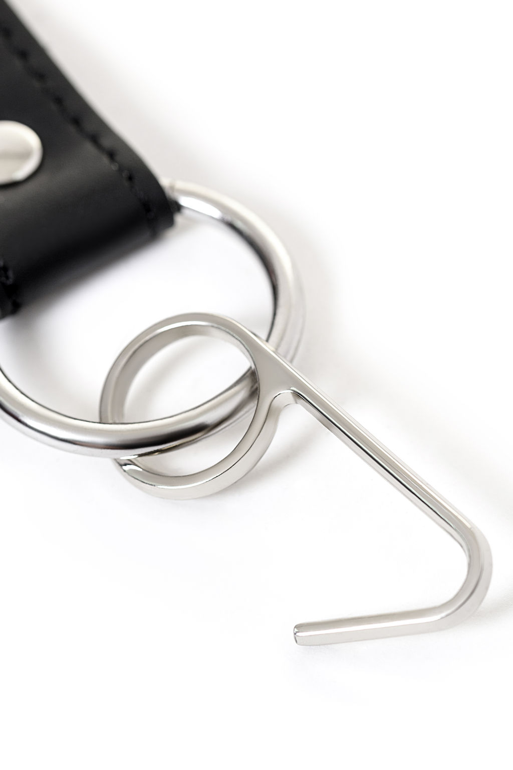 Кляп крючок TOYFA Theatre, серебряный  фото 7