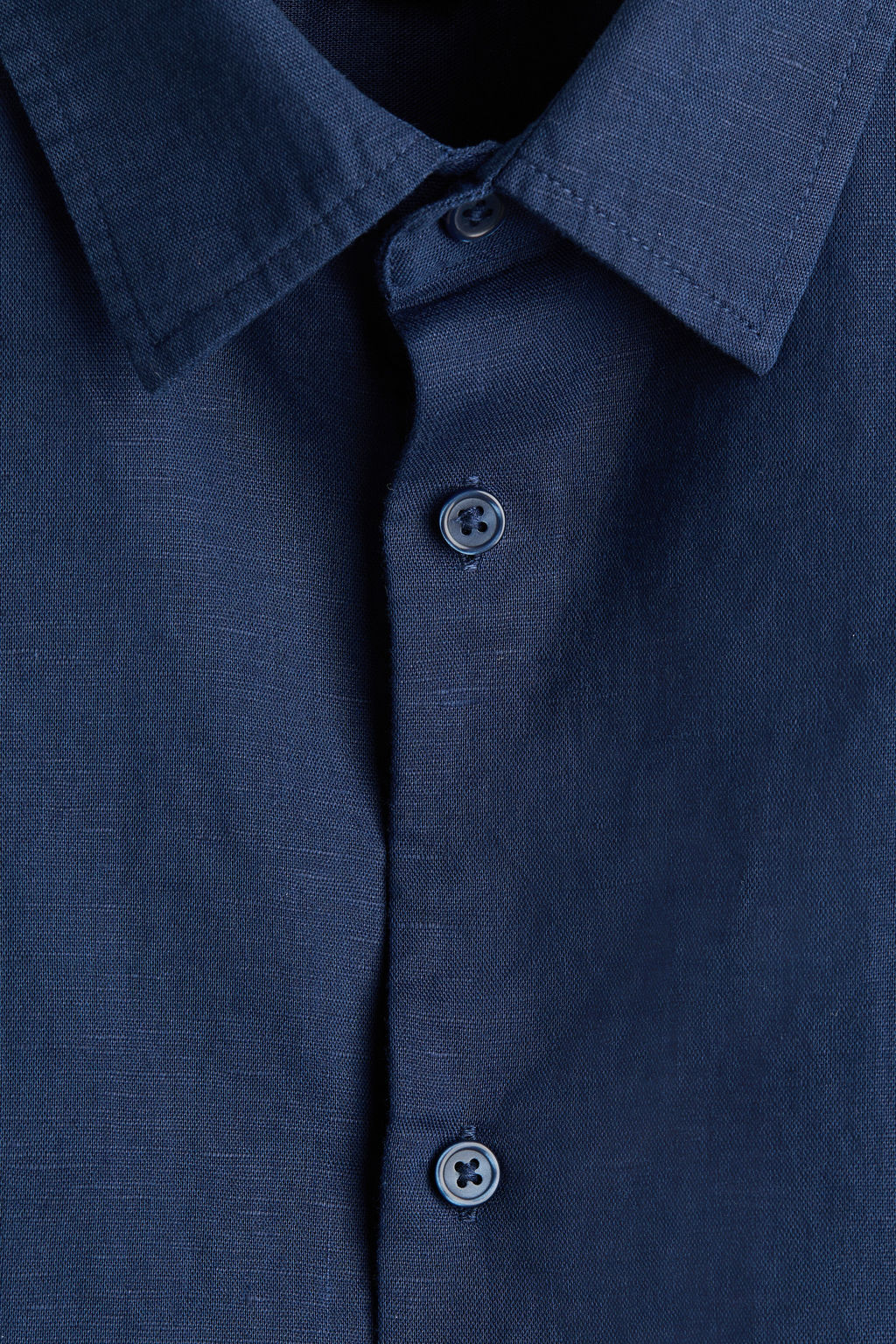 Camisa en mezcla de lino Relaxed Fit - H&m фото 4