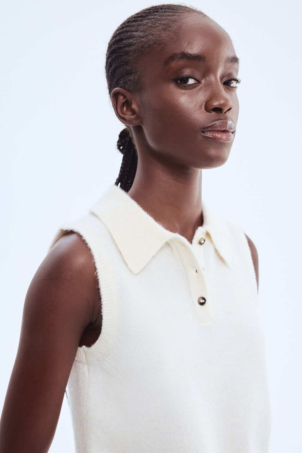 Chaleco jersey con cuello camisero - H&m фото 4