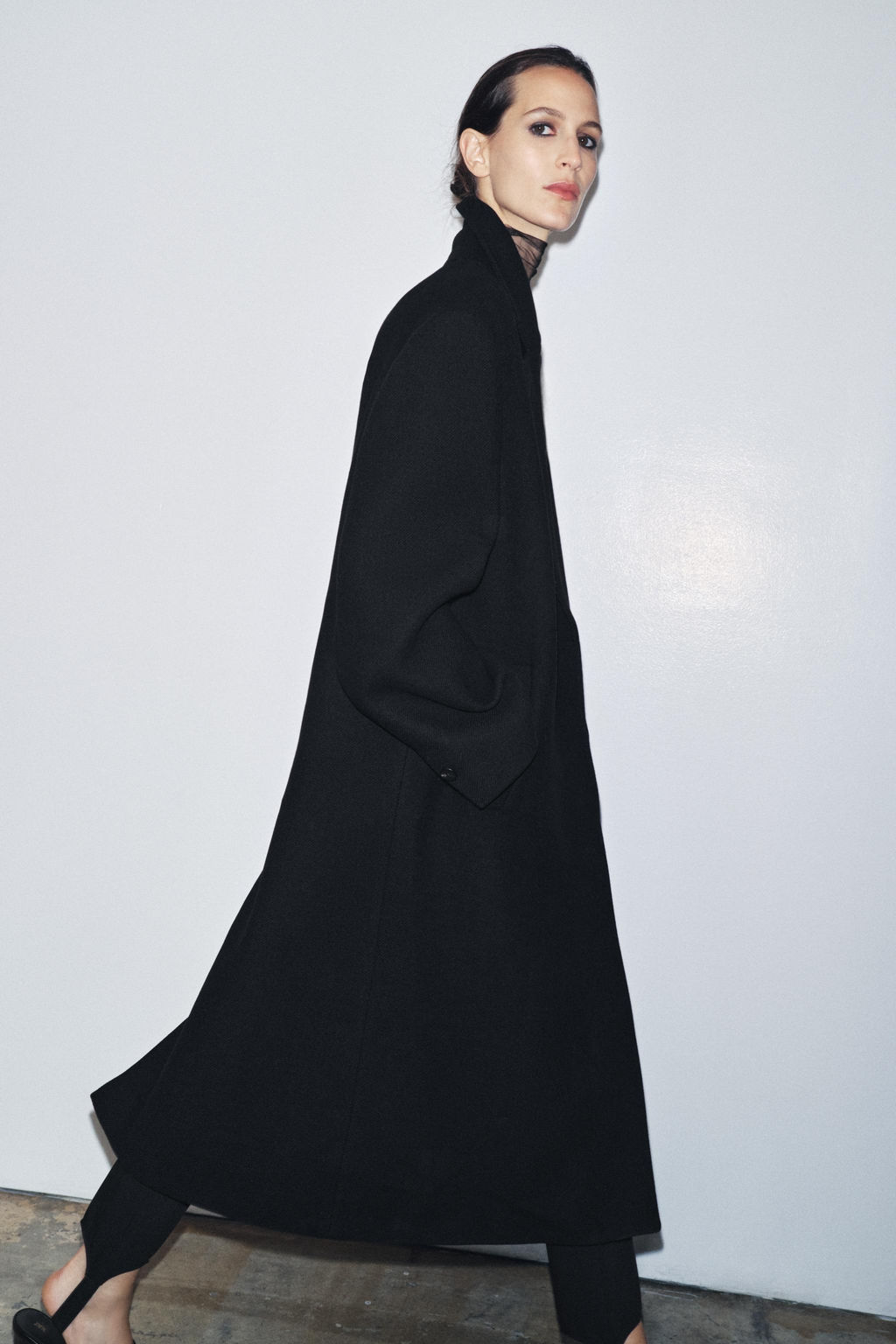 WOOL BLEND COAT ZW COLLECTION - Zara фото 2