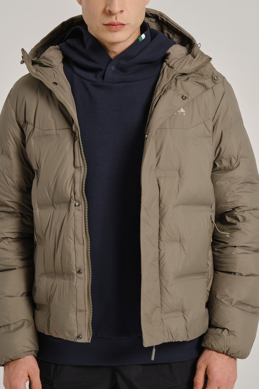 Пуховик короткий Хаки OUTDOOR Down Jacket - Anta фото 7