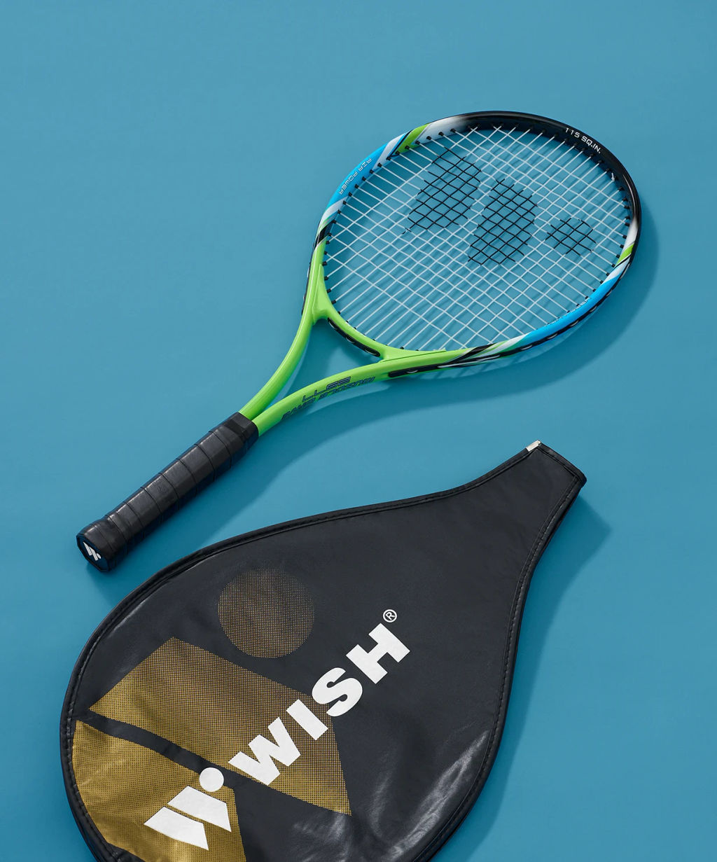 Ракетка для б/т Wish 27 AlumTec 2577, зеленый  фото 11