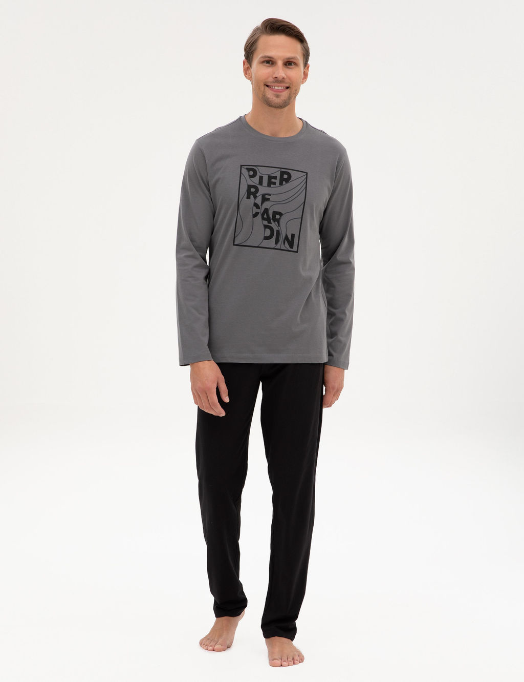 Koyu Gri Pijama Tak_m_ - Pierre cardin фото 4