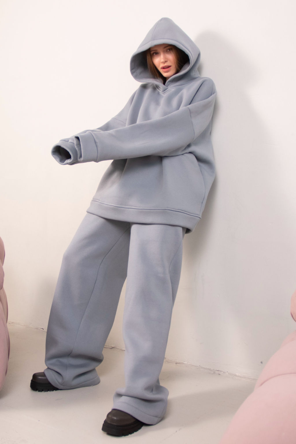 Брюки FRIENDLY 014/08/Серо-голубой