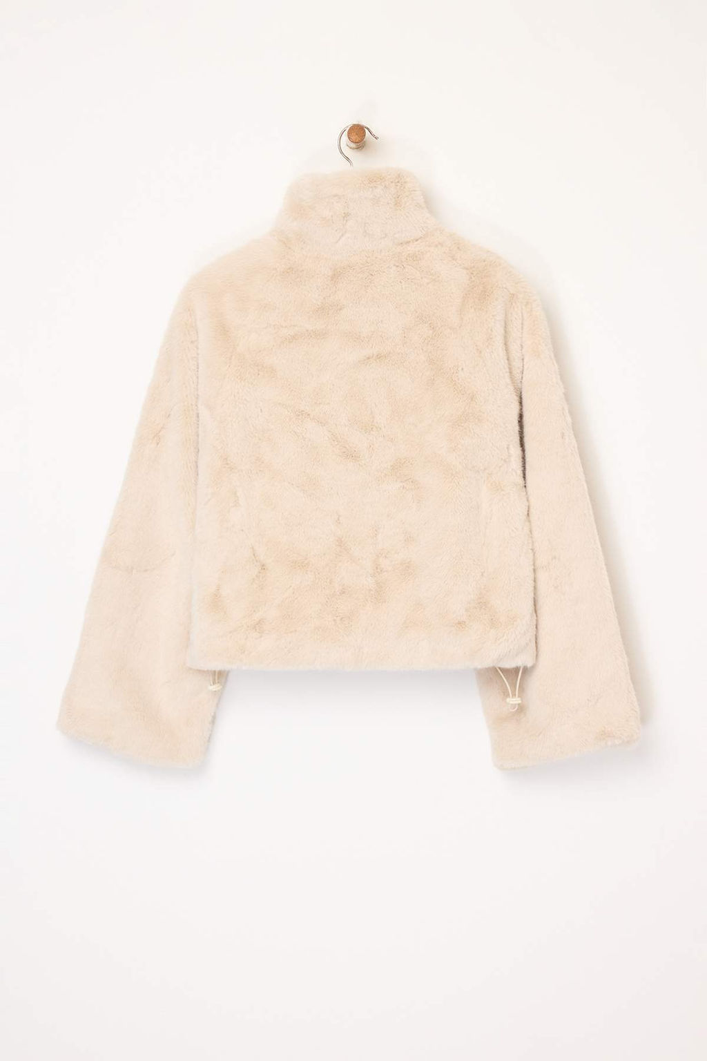 Ekru Oversize Kal?p Kollar? Genis Kurk Mont TWOAW26MO00022