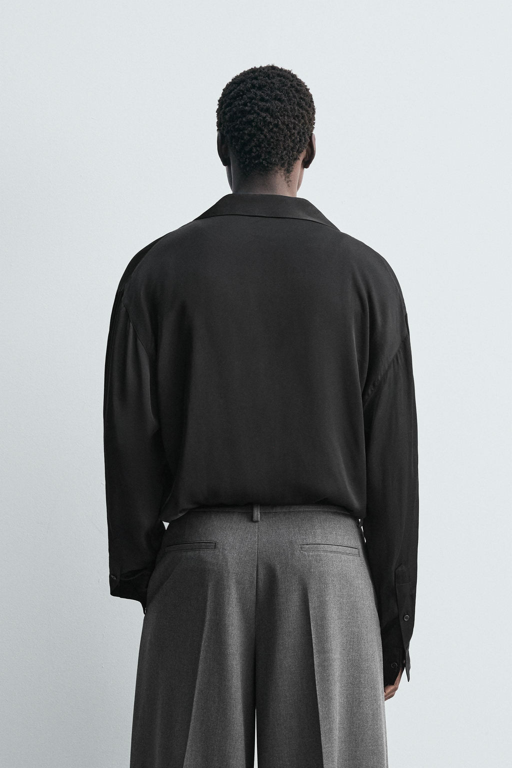 RELAXED FIT FLOWING SHIRT - Zara фото 3