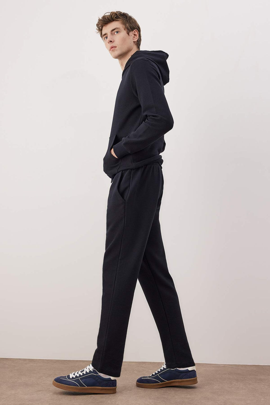 Siyah Regular/Normal Kesim Dokulu Boru Paca Esofman Alt? TMNAW26EA00017 - Trendyolmilla фото 11