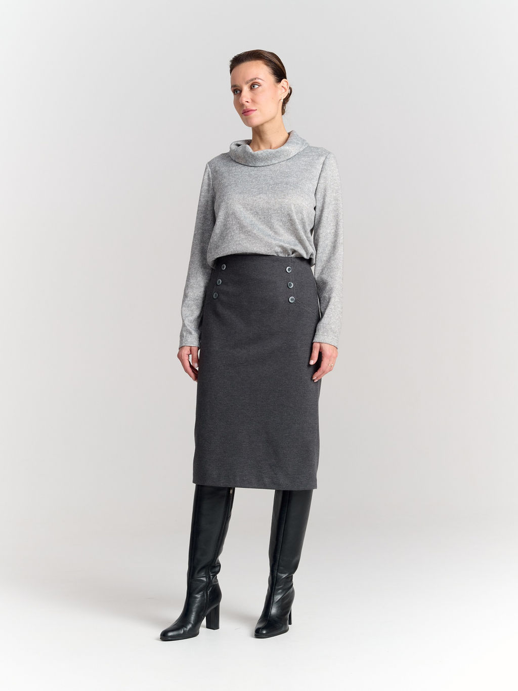 юбка для холодной погоды в составе ШЕРСТЬ - Трика фото 3