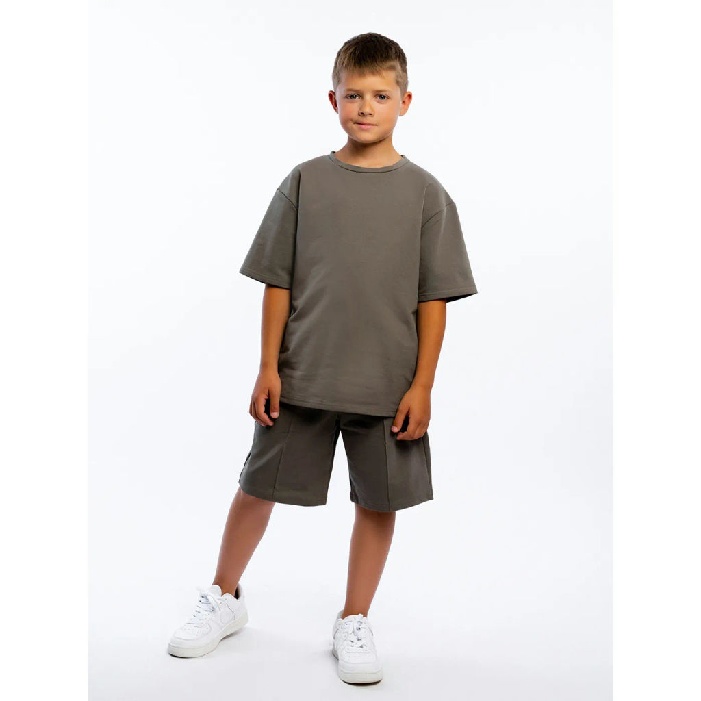 Комплект шорты и футболка футер 2х нитка петля 7424320102 - Youlala фото 17