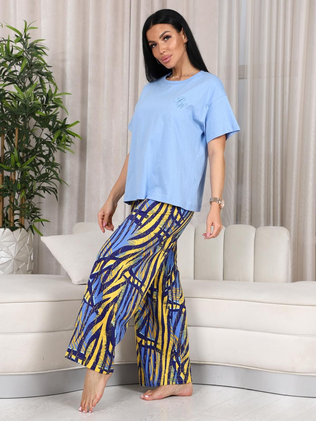 IV-CAPRIZ Ван Лобелия - пижама из хлопка  фото 11