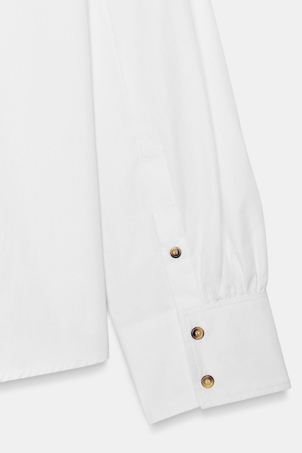 POPLIN SHIRT WITH CONTRAST BUTTONS - Zara фото 8