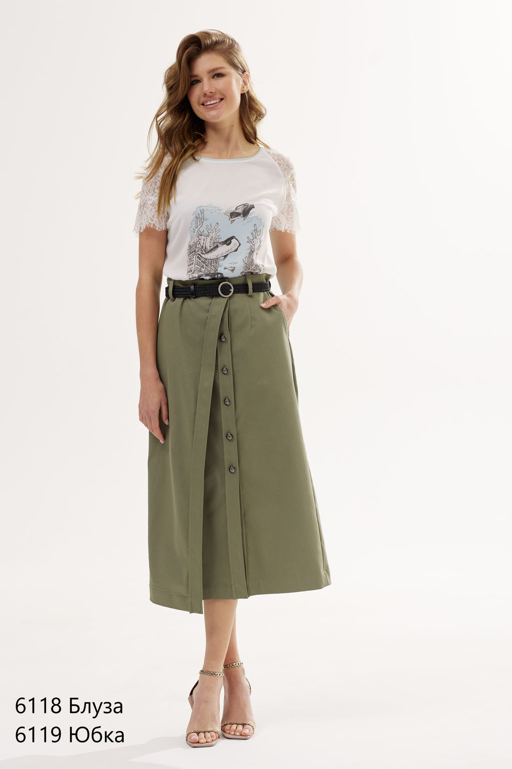 6119 Юбка - Niv niv fashion фото 4