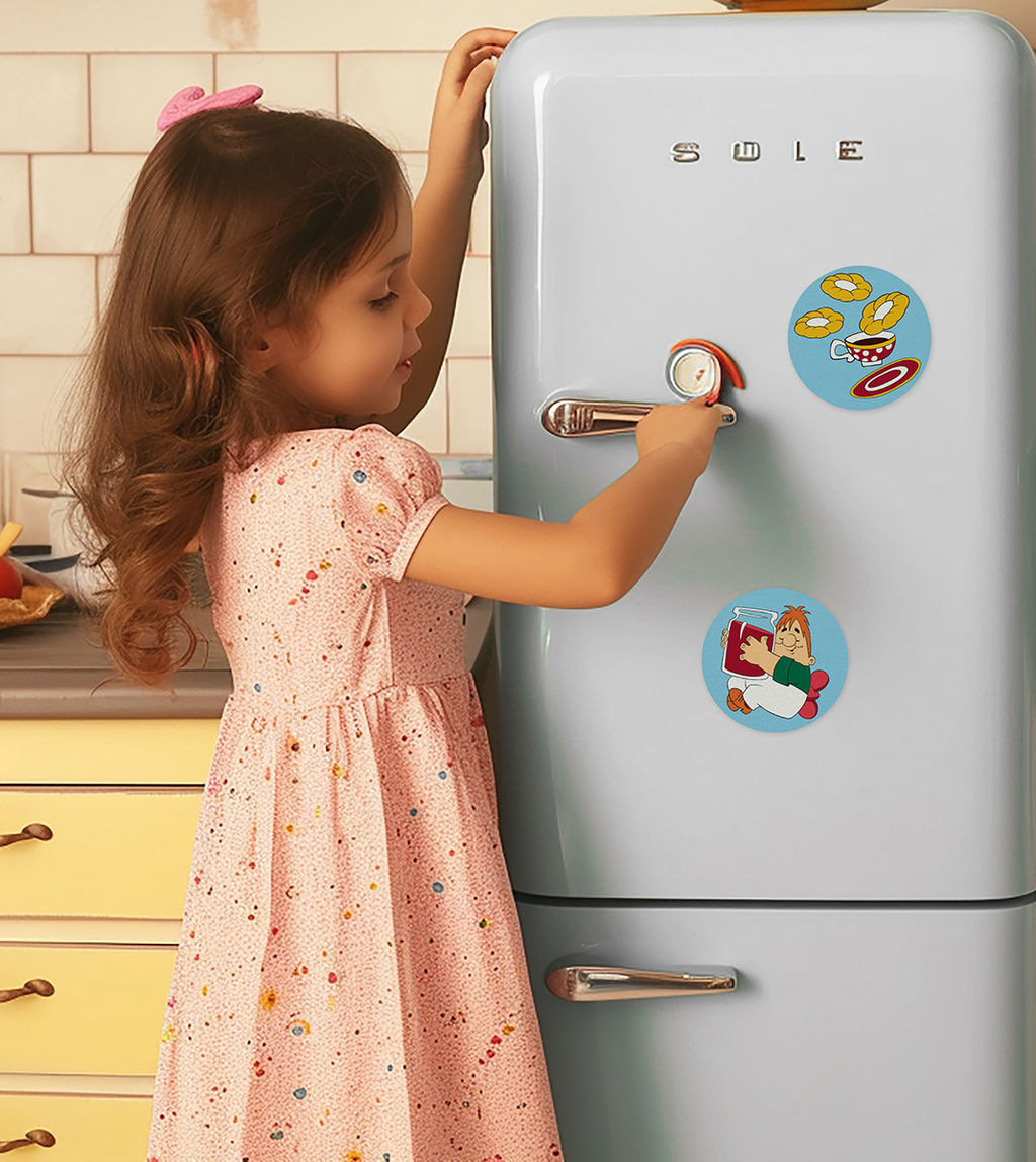 ФРЕЯ CMF-PNBM-003 Набор для раскрашивания по номерам (на магните) 9 х 9 см Чаепитие с Карлсоном