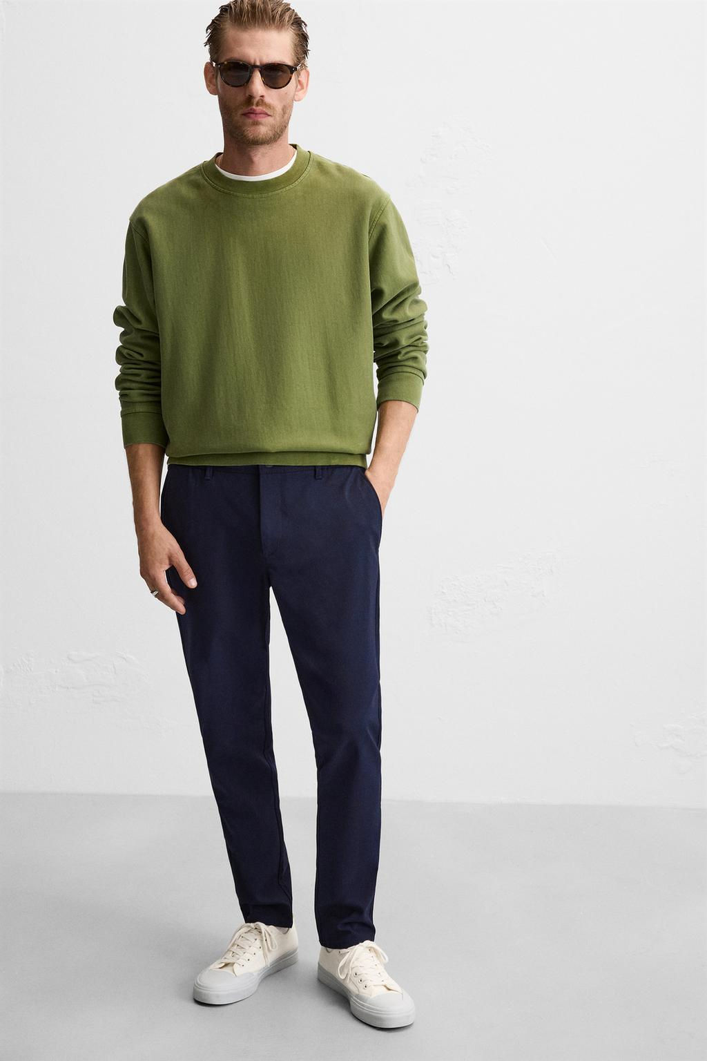 SLIM FIT COMFORT TROUSERS - Zara фото 40