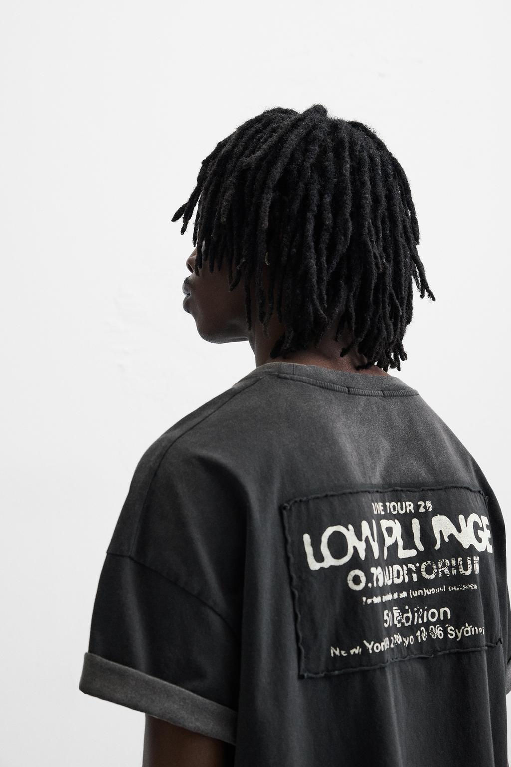 FADED T-SHIRT WITH PATCH - Zara фото 7