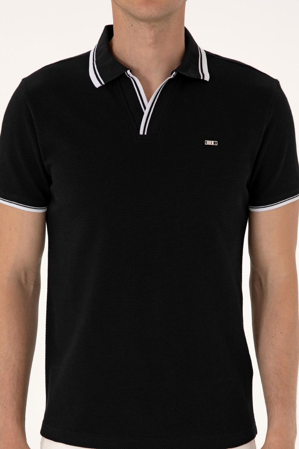 Erkek Slim Fit Siyah Polo Yaka Ti__rt Sepette S_rpriz _ndirim - U.s. polo assn фото 6