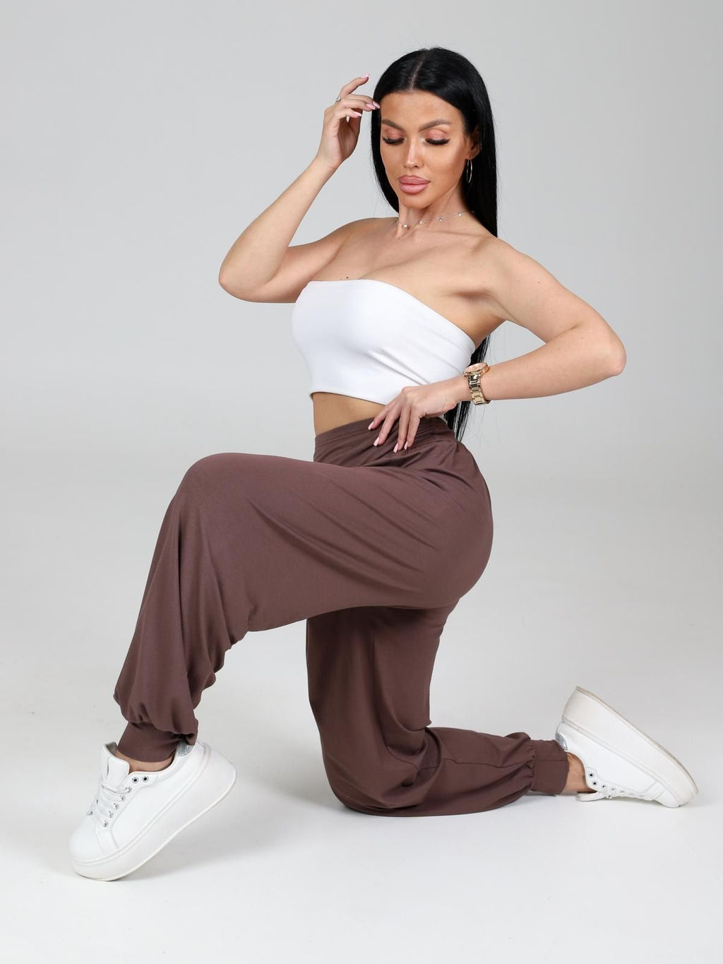 IV-CAPRIZ Чанита - брюки коричневый  фото 70