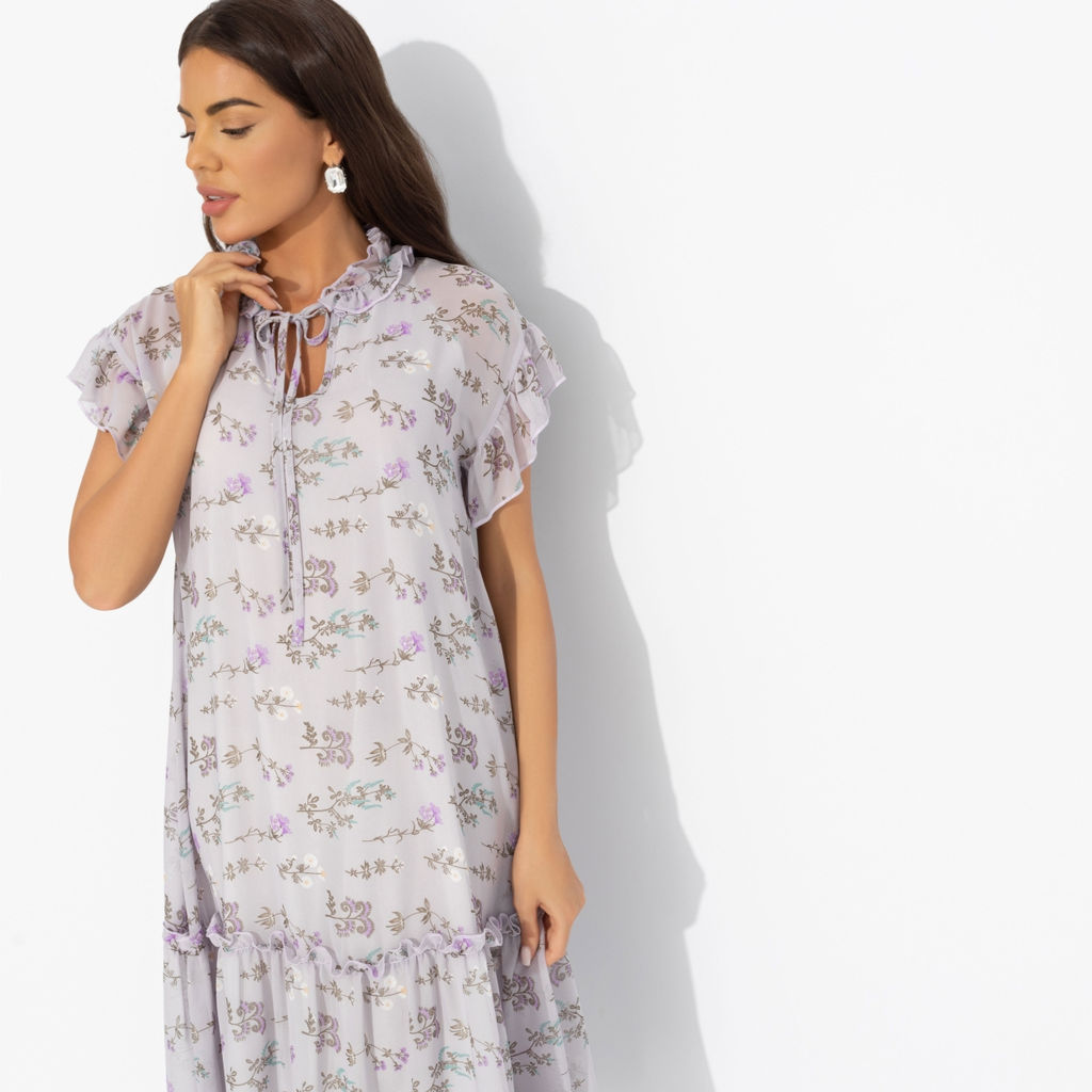 Платье на подкладе Невидимый магнетизм (gray) - Charutti фото 3