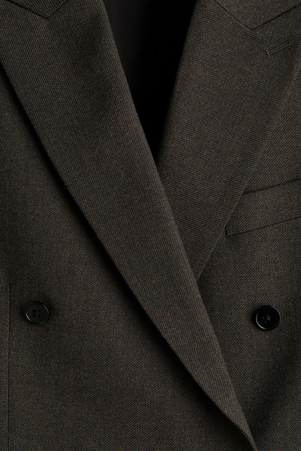 Regular Fit Wool-blend double-breasted jacket - H&m фото 6