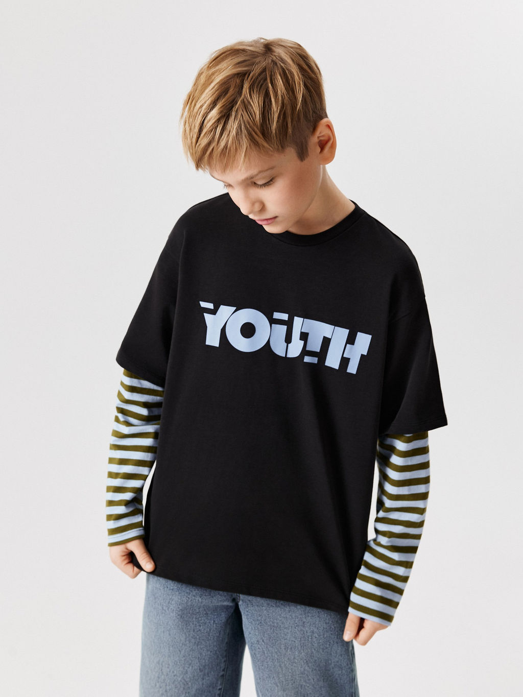 ACOOLA / Джемпер детский для мальчиков Maitland темно-серый  фото 4